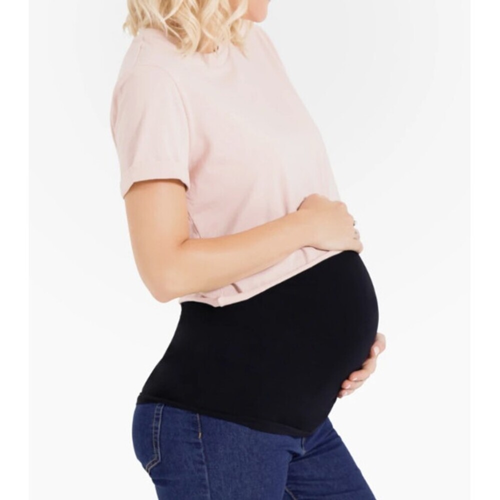 Belly Bandit Flawless Belly Maternity Clothing Extender Lifts Supports SM Black